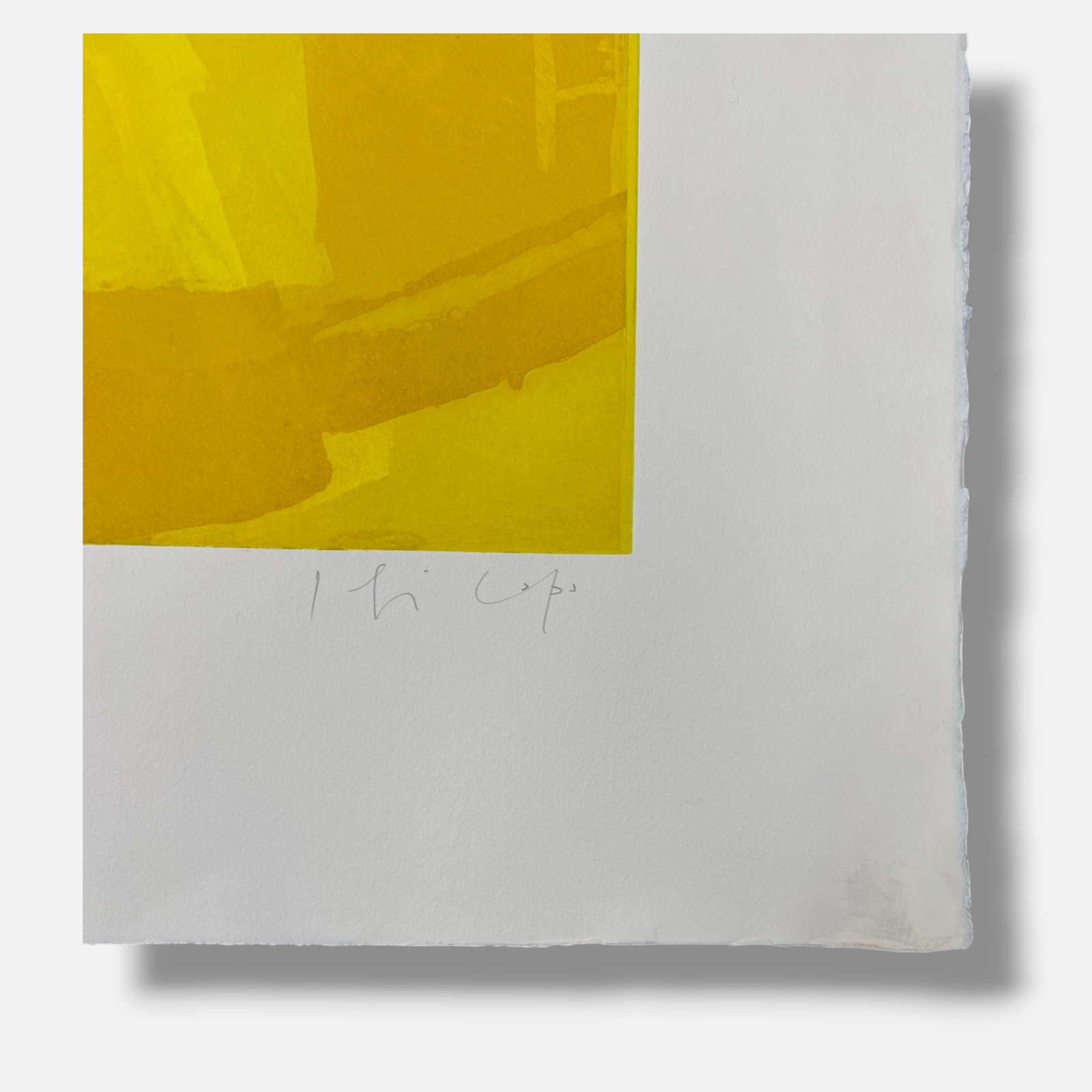 Joaquín Capa Eiriz "Yellow & Colors" 1999 Limited Signed Fine Wall Art Print