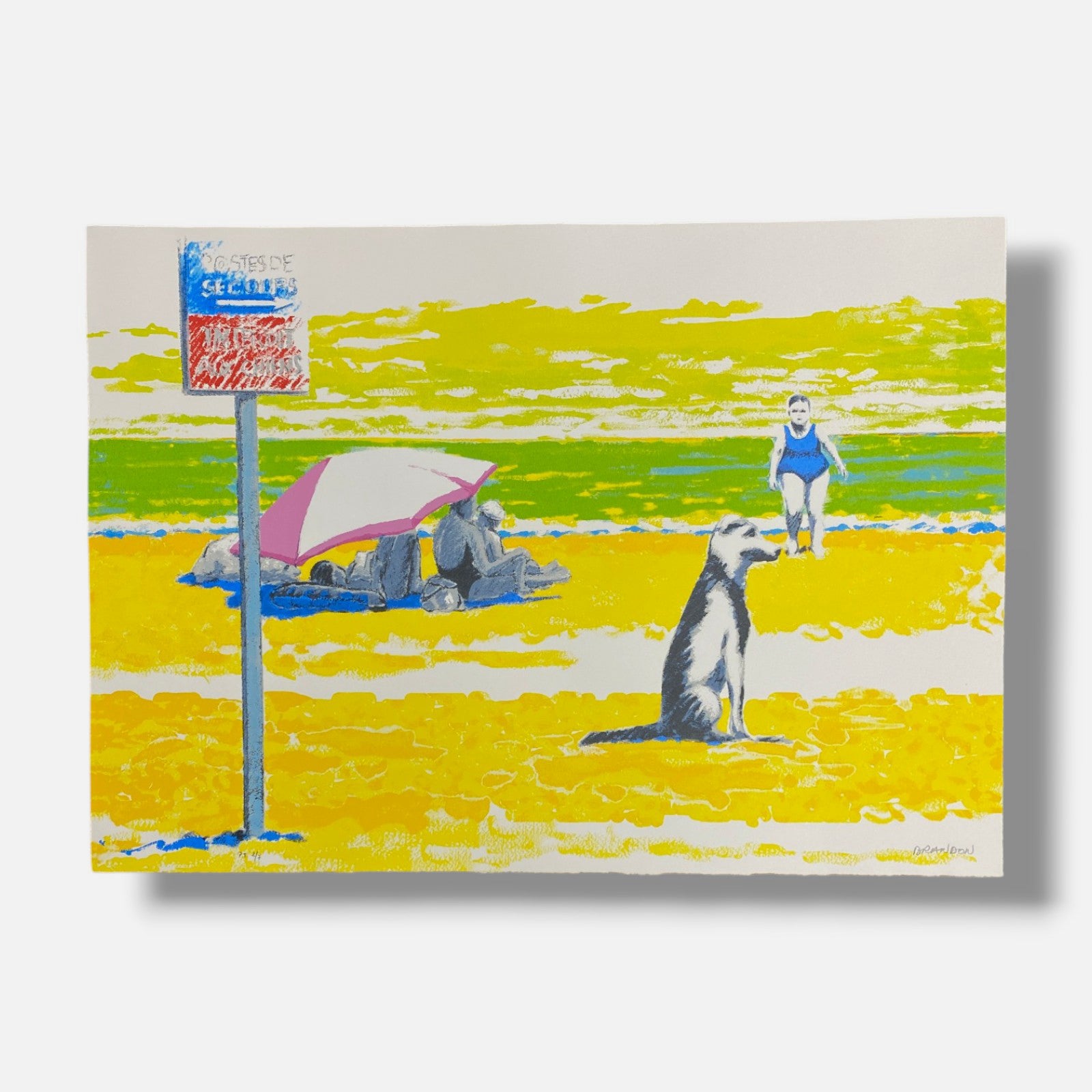 Frédéric Brandon "Vivement La Fin Des Vacances" 2005 P.T., Wall Art | 50 x 70 cm