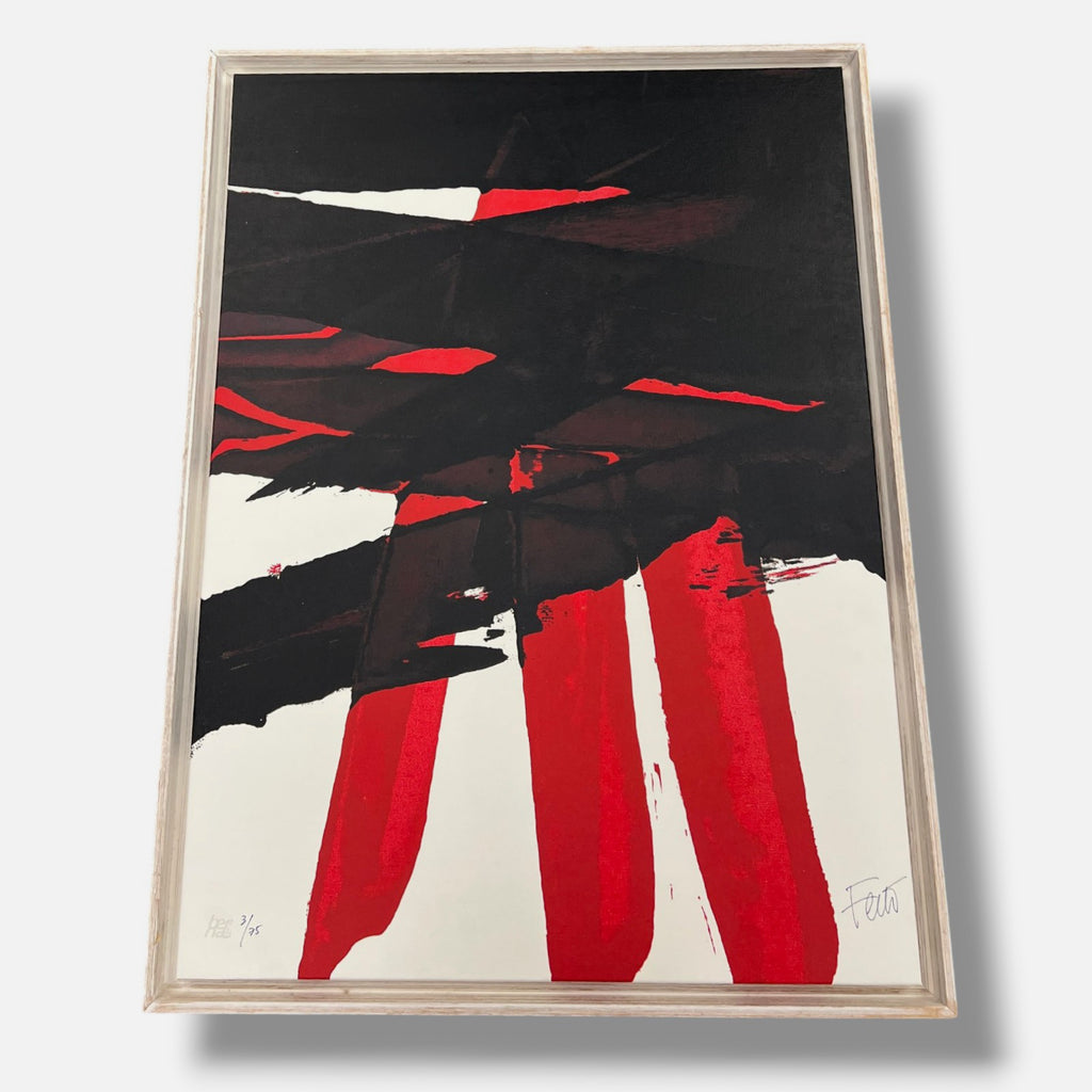 Luis Feito López "Noviembre I" 1998 Limited Signed Fine Wall Art